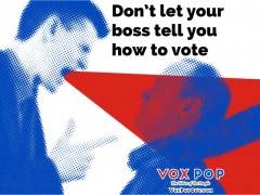 Don’t let your boss tell you how to vote.